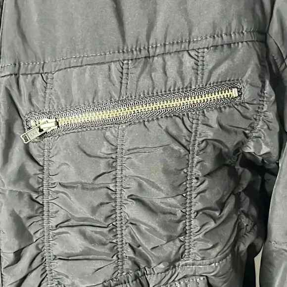 Prana Black Gold Quilted Jacket Size L - Picture 4 of 9